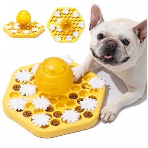 MEWOOFUN Hunde-Puzzle-Spielzeug, Futter-Puzzle-Spielzeug für IQ-Training, Hunde-Puzzles für kleine, mittelgroße und große intelligente Hunde, Leckerli-Puzzle-Spielzeug für geistige Bereicherung von MEWOOFUN