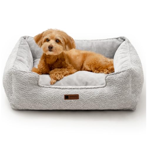 MEWOOFUN Mittelgroßes Hundebett, waschbares, rechteckiges Hundebett, wärmend, beruhigend, schlafend, Welpenbett, Haustierbett mit rutschfester Unterseite (80 x 60 x 24 cm) MEWOOFUN Mittelgroßes Hundebett, waschbares, rechteckiges Hundebett, wärmend, beruhigend, schlafend, Welpenbett, Haustierbett mit rutschfester Unterseite (80 x 60 x 24 cm) von MEWOOFUN