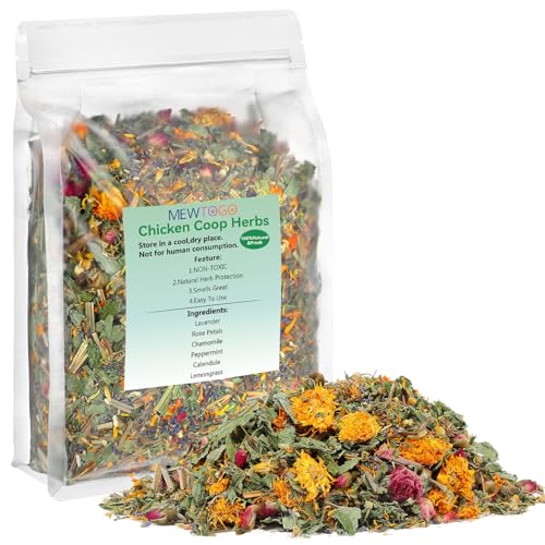 396.9 g Hühner Nistkräuter - Natürliche Nistkasten Futterkräuter in vorgemischten 6 getrockneten Blumenkräutern zum Auffrischen von Einstreu Hühnerstall fördern die Eierproduktion 396.9 g Hühner Nistkräuter - Natürliche Nistkasten Futterkräuter in vorgemischten 6 getrockneten Blumenkräutern zum Auffrischen von Einstreu Hühnerstall fördern die Eierproduktion von MEWTOGO