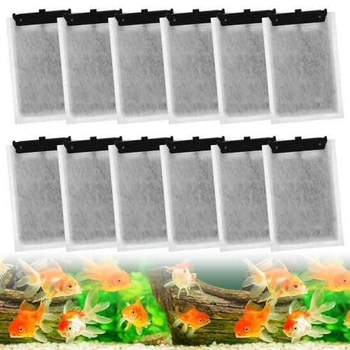 MEWTOGO 12 mittelgroße Filterkartuschen, kompatibel mit Tetra Whisper Bio-Bag M, Aquarium-Ersatzfilter mit Ultra-Aktivkohle für 10i IQ10 PF10 Powerfilter für saubere Umgebung MEWTOGO 12 mittelgroße Filterkartuschen, kompatibel mit Tetra Whisper Bio-Bag M, Aquarium-Ersatzfilter mit Ultra-Aktivkohle für 10i IQ10 PF10 Powerfilter für saubere Umgebung von MEWTOGO