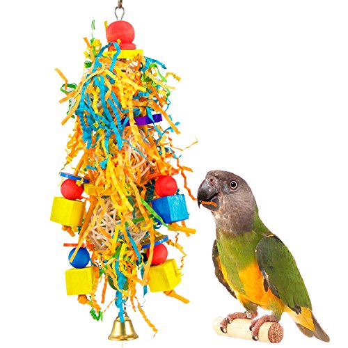 MEWTOGO Kleiner Vogelhäcksler – Papageien-Futtersuche Spielzeug für Finken, Nymphensittiche, Wellensittiche, Sittiche und Sonnenfiguren von MEWTOGO