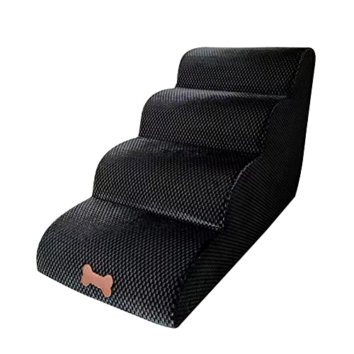 MEYENG Haustiertreppe, 3-stufige / 4-stufige Haustiertreppe, Hundetreppe Katzentreppe Für Sofa Bett, Treppen Für Hohe Betten, rutschfest Haustiertreppe Aus Schwamm MEYENG Haustiertreppe, 3-stufige / 4-stufige Haustiertreppe, Hundetreppe Katzentreppe Für Sofa Bett, Treppen Für Hohe Betten, rutschfest Haustiertreppe Aus Schwamm von MEYENG