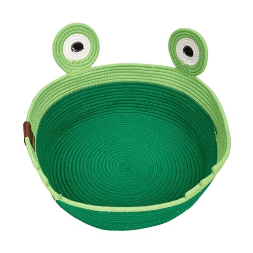 Katzenbett, gewebtes Seil, verschleißfest, Heimtierbedarf, Zwinger, atmungsaktiv, handgefertigt, Wiege, Katzen, Kratzmatte for Kaninchen, große Katzen, Prinzessin M/1264/1158 (Color : Frog M, Size : Katzenbett, gewebtes Seil, verschleißfest, Heimtierbedarf, Zwinger, atmungsaktiv, handgefertigt, Wiege, Katzen, Kratzmatte for Kaninchen, große Katzen, Prinzessin M/1264/1158 (Color : Frog M, Size : von MFCOSW