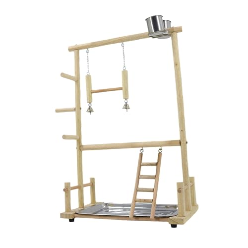 Papageien-Spielplatz, Sitzstange, Plattform, Übungskäfig, Zubehör, Vögel, Kauspielzeug, Holzspielständer for Turteltauben, Wellensittiche, Sittiche/1295/1135 Papageien-Spielplatz, Sitzstange, Plattform, Übungskäfig, Zubehör, Vögel, Kauspielzeug, Holzspielständer for Turteltauben, Wellensittiche, Sittiche/1295/1135 von MFCOSW