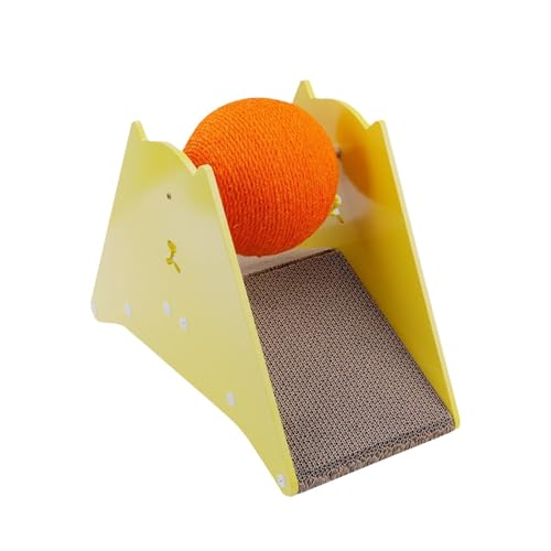 Sisal-Katzenkratzbrett mit Ball, schützende Möbel, drehbarer Sisal-Seilball, Grind Claw Cat Scratcher/1256/1171 Sisal-Katzenkratzbrett mit Ball, schützende Möbel, drehbarer Sisal-Seilball, Grind Claw Cat Scratcher/1256/1171 von MFCOSW