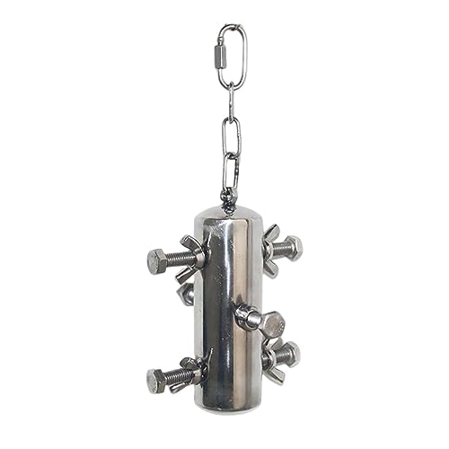 Vogelspielzeug, Käfigspielzeug, Schraubenpickspielzeug, Geschenk, Schaukel, Metallvogelkäfig, hängendes Sitzstangenspielzeug, Beißspielzeug for mittelgroße und große Vögel, Wellensittiche, Sittiche, T Vogelspielzeug, Käfigspielzeug, Schraubenpickspielzeug, Geschenk, Schaukel, Metallvogelkäfig, hängendes Sitzstangenspielzeug, Beißspielzeug for mittelgroße und große Vögel, Wellensittiche, Sittiche, T von MFCOSW