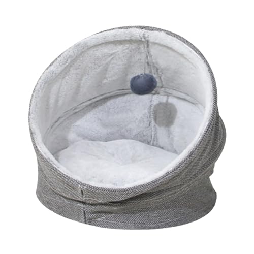 Warmes Höhlenbett for Katzen im Innenbereich, Hundebett, abnehmbares, waschbares Kissen, 14,57 x 17,72 Zoll, Schlafbett, Höhlenbett for kleine Hunde for Katzen/1273/1173 Warmes Höhlenbett for Katzen im Innenbereich, Hundebett, abnehmbares, waschbares Kissen, 14,57 x 17,72 Zoll, Schlafbett, Höhlenbett for kleine Hunde for Katzen/1273/1173 von MFCOSW