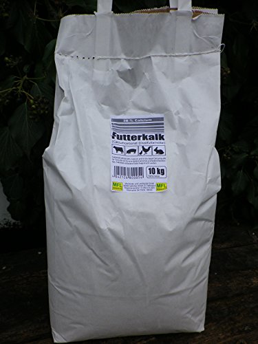 Futterkalk Kalk für alle Nutztiere 38% Calcium 10 kg Tragetasche (1x 10 kg) von MFL Edderitz
