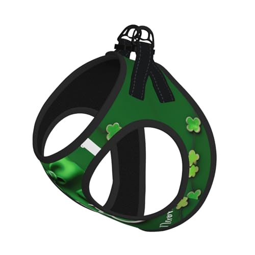 Happy St. Patrick's Day Haustier-Leine, reflektierend, verstellbar, weiches Netzgewebe, atmungsaktiv, für tägliche Spaziergänge von MGGAklp