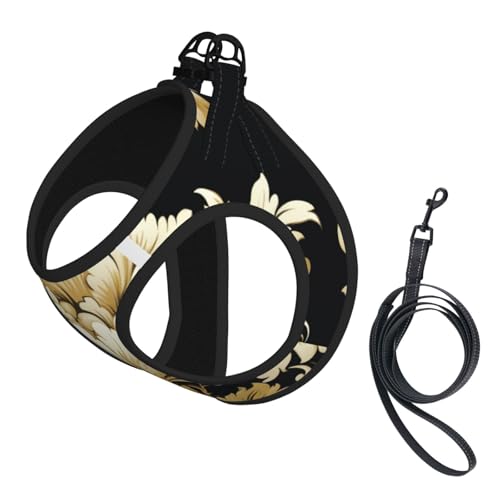 Haustier-Leine, Damast-Muster, reflektierend, verstellbar, weiches Netzgewebe, atmungsaktiv für den täglichen Spaziergang Haustier-Leine, Damast-Muster, reflektierend, verstellbar, weiches Netzgewebe, atmungsaktiv für den täglichen Spaziergang von MGGAklp