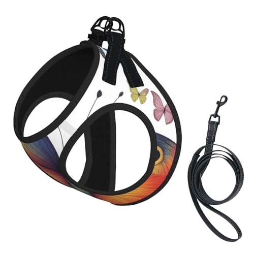 Haustier-Leine, reflektierend, verstellbar, weiches Netzgewebe, atmungsaktiv, für tägliche Spaziergänge Haustier-Leine, reflektierend, verstellbar, weiches Netzgewebe, atmungsaktiv, für tägliche Spaziergänge von MGGAklp