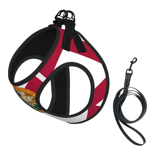 Haustier-Leine, reflektierend, verstellbar, weiches Netzgewebe, atmungsaktiv, für tägliche Spaziergänge Haustier-Leine, reflektierend, verstellbar, weiches Netzgewebe, atmungsaktiv, für tägliche Spaziergänge von MGGAklp