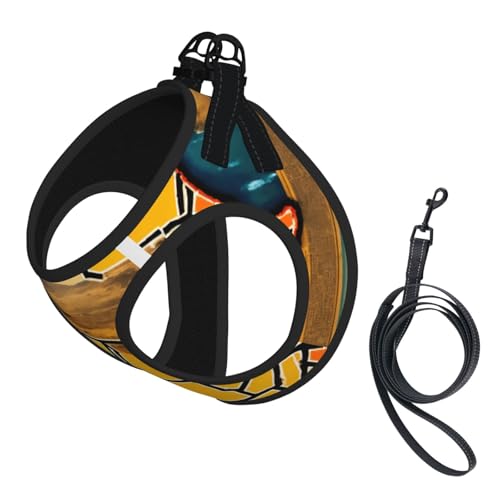 Hundeleine mit abstraktem Weltkartendruck, reflektierend, verstellbar, weiches Netzgewebe, atmungsaktiv für tägliche Spaziergänge Hundeleine mit abstraktem Weltkartendruck, reflektierend, verstellbar, weiches Netzgewebe, atmungsaktiv für tägliche Spaziergänge von MGGAklp