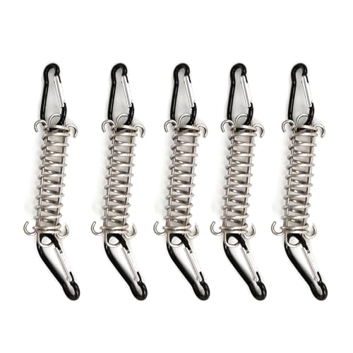 5 Pack Pet Leinen Haken Haltbarkeit Campinggeräte Große Winddichte Federschnallen Für Haustierleine Und Outdoor Aktivität von MHADBKH