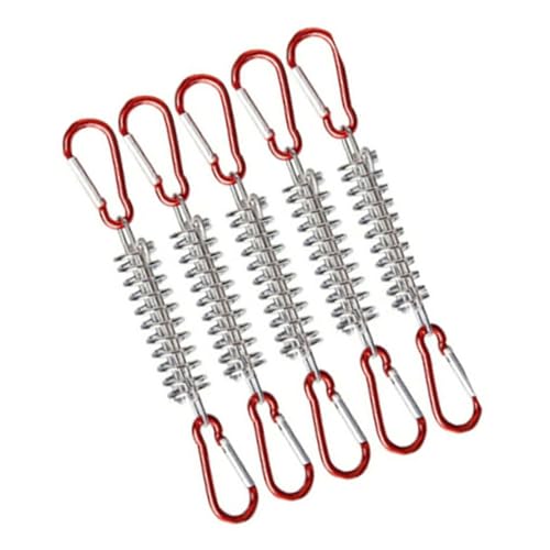 5 Pack Pet Leinen Haken Haltbarkeit Campinggeräte Große Winddichte Federschnallen Für Haustierleine Und Outdoor Aktivität von MHADBKH