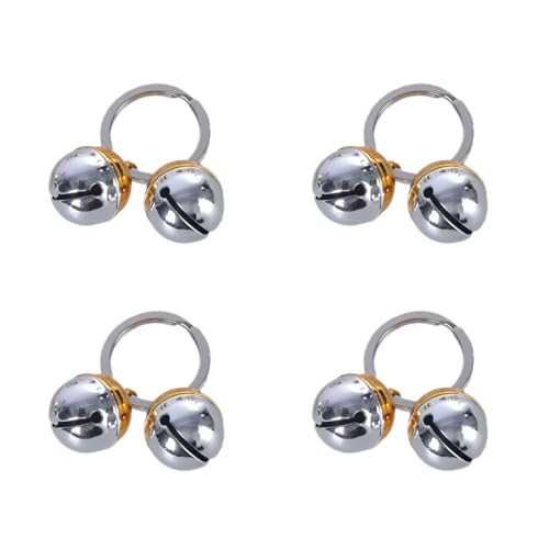 MHADBKH 4pack Luxuriöse Handgefertigte Kragen Glocken Haustier Training Bells Lärmmacher Für Hundekragen Haustier Sicherheitsglocken MHADBKH 4pack Luxuriöse Handgefertigte Kragen Glocken Haustier Training Bells Lärmmacher Für Hundekragen Haustier Sicherheitsglocken von MHADBKH
