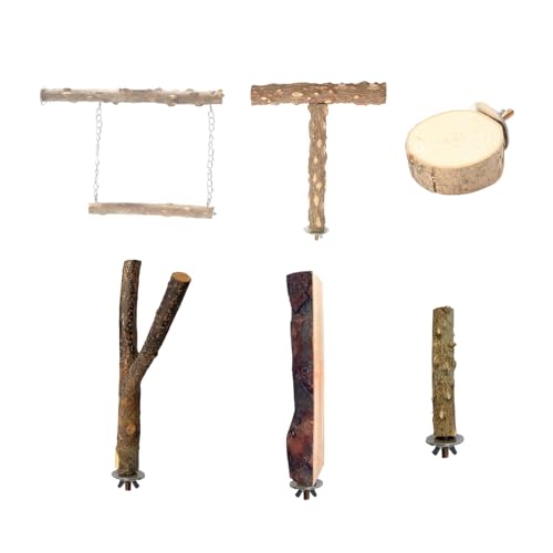 MHADBKH 6PCS Multi Funktionale Vogelzweige Bieten Komfortable Ruhe Und Unterhaltsame Raum Für Vogel Perfekt Für Haustiergeschäfte MHADBKH 6PCS Multi Funktionale Vogelzweige Bieten Komfortable Ruhe Und Unterhaltsame Raum Für Vogel Perfekt Für Haustiergeschäfte von MHADBKH