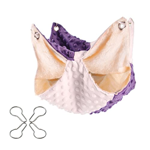 MHADBKH Hamster-Hängematte, Plüsch-Etagenbett, warm für kleine Tiere, Schaukel zum Spielen, Schlafen, Klettern MHADBKH Hamster-Hängematte, Plüsch-Etagenbett, warm für kleine Tiere, Schaukel zum Spielen, Schlafen, Klettern von MHADBKH
