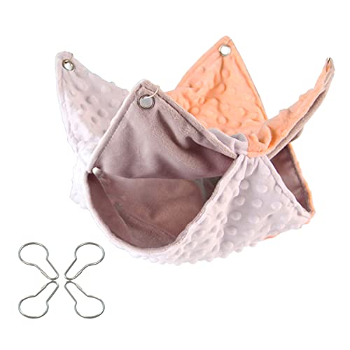 MHADBKH Hamster-Hängematte, Plüsch-Etagenbett, warm für kleine Tiere, Schaukel zum Spielen, Schlafen, Klettern MHADBKH Hamster-Hängematte, Plüsch-Etagenbett, warm für kleine Tiere, Schaukel zum Spielen, Schlafen, Klettern von MHADBKH