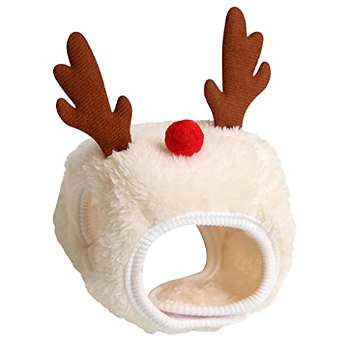 MHADBKH Hundemütze für Lätzchen, Weihnachtsdekoration, mit verstellbarem Raffhalter, schönes Haustier-Welpen-Kostüm für Urlaub, Festival, D MHADBKH Hundemütze für Lätzchen, Weihnachtsdekoration, mit verstellbarem Raffhalter, schönes Haustier-Welpen-Kostüm für Urlaub, Festival, D von MHADBKH