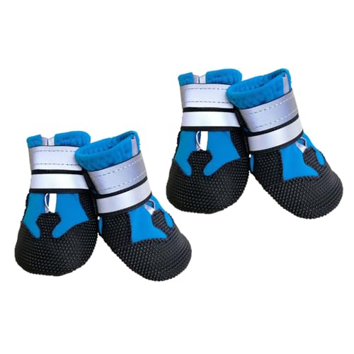 MHADBKH Hundeschuhe, atmungsaktiv, mit reflektierenden Streifen, für Labrador, Alaska, Haustier MHADBKH Hundeschuhe, atmungsaktiv, mit reflektierenden Streifen, für Labrador, Alaska, Haustier von MHADBKH