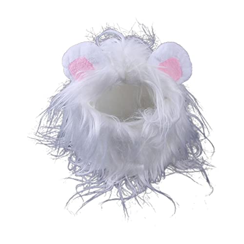 MHADBKH Lustiger Hut für Katze, Weihnachtskostüm, Haustiermütze, Halloween, Cosplay, hält warm, Kopfbedeckung, Hundehüte, Welpenzubehör für Katzen MHADBKH Lustiger Hut für Katze, Weihnachtskostüm, Haustiermütze, Halloween, Cosplay, hält warm, Kopfbedeckung, Hundehüte, Welpenzubehör für Katzen von MHADBKH