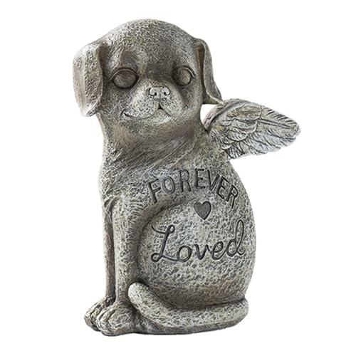 MHADBKH Pet Memorial Stones Haustier Hundekatze Harz Ornament Für Outdoor Und Innengefühl Gedenkgeschenk Für Haustierflügel Grabstein Ornamente MHADBKH Pet Memorial Stones Haustier Hundekatze Harz Ornament Für Outdoor Und Innengefühl Gedenkgeschenk Für Haustierflügel Grabstein Ornamente von MHADBKH