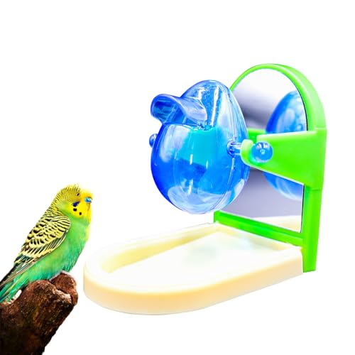Futterspielzeug für Vögel mit Spiegel, Papageienspielzeug zum Füttern, Sittichspiegel, Vogelspielzeug, Käfigzubehör für Wellensittiche, Nymphensittiche, Lovebirds, Kanarienvögel, Sittiche, Quäker, Futterspielzeug für Vögel mit Spiegel, Papageienspielzeug zum Füttern, Sittichspiegel, Vogelspielzeug, Käfigzubehör für Wellensittiche, Nymphensittiche, Lovebirds, Kanarienvögel, Sittiche, Quäker, von MHLLGN