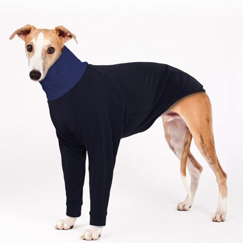Mhaustlie M Windhund Pullover Für Mittelgroße Hunde, Warme Hundekleidung Für Whippets, Fleece Hund Pullover, Hunde Fleecemantel, Großer Hundepullover, Stretch-Sweatshirt, Fleece-Weste (Schwarz, L) Mhaustlie M Windhund Pullover Für Mittelgroße Hunde, Warme Hundekleidung Für Whippets, Fleece Hund Pullover, Hunde Fleecemantel, Großer Hundepullover, Stretch-Sweatshirt, Fleece-Weste (Schwarz, L) von MHaustlie