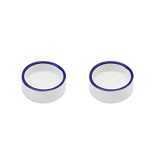 Keramiknapf Rund Ausbruchsicher Wassernapf Futternapf für kleine Haustier Schildkröte von MIADOSHINSE