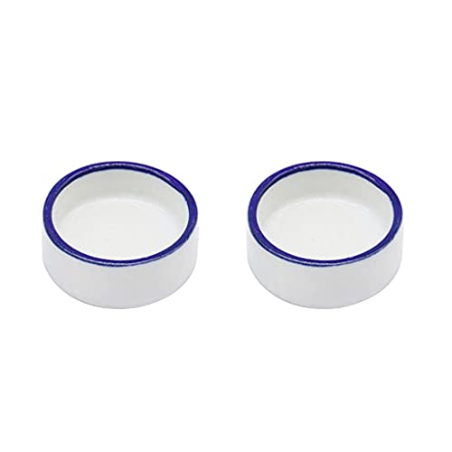 Keramiknapf Rund Ausbruchsicher Wassernapf Futternapf für kleine Haustier Schildkröte von MIADOSHINSE