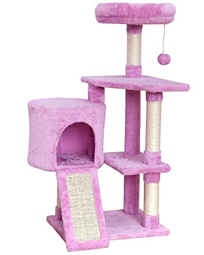 MIAO PAW Katzenbaum für Katzen im Innenbereich, 11 Stück, mit Sisal-Kratzstämmen, Sprungplattform, Katzenmöbel, Aktivitätszentrum, Spielhaus, Bett MIAO PAW Katzenbaum für Katzen im Innenbereich, 11 Stück, mit Sisal-Kratzstämmen, Sprungplattform, Katzenmöbel, Aktivitätszentrum, Spielhaus, Bett von MIAO PAW