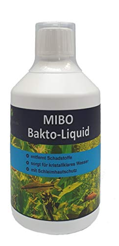 MIBO Bakto Liquid 250ml Aquarium Wasseraufbereiter Schadstoffabbau Mulmabbau Wasserklärer von MIBO-Aquaristik