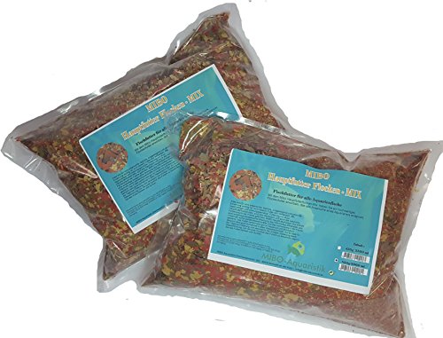 MIBO Flockenfutter 10.000 ml / 1700g Fischfutter in 2 x 5000 ml Siegelrandbeutel Fischfutter Aquarium Futter für alle Zierfische MIBO Flockenfutter 10.000 ml / 1700g Fischfutter in 2 x 5000 ml Siegelrandbeutel Fischfutter Aquarium Futter für alle Zierfische von MIBO-Aquaristik