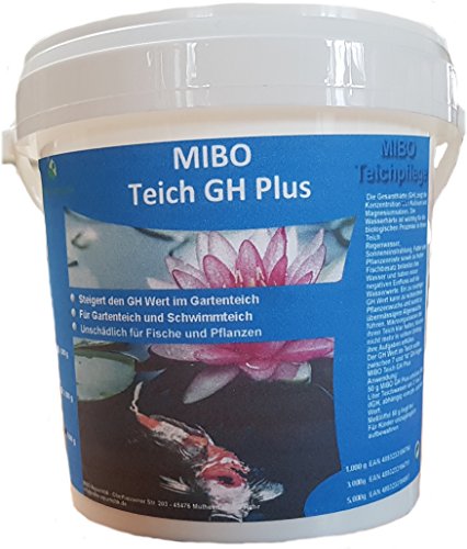 MIBO GH Plus 1kg erhöhen 10.000 Liter Gartenteichwasser um 3° bis 5° dGH von MIBO-Aquaristik