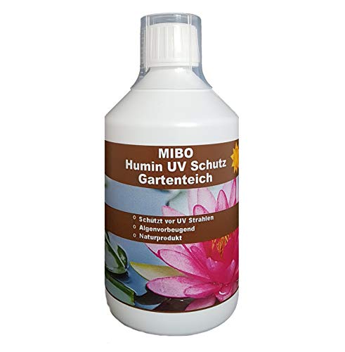 MIBO Humin UV Schutz Gartenteich 500ml ausreichend für 12.500 Liter von MIBO-Aquaristik