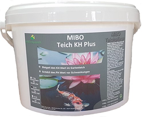 MIBO KH Plus 3kg für 120.000 Liter Gartenteichwasser Karbonatwerterhöhung von MIBO-Aquaristik