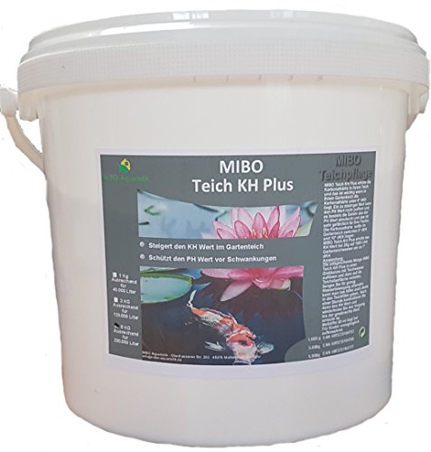 MIBO KH Plus 5kg für 200.000 Liter Gartenteichwasser Karbonatwerterhöhung von MIBO-Aquaristik
