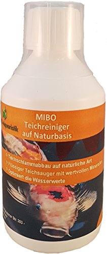 MIBO Teichreiniger auf Naturbasis 250 ml Teichsauger Teichschlammentferner Teichklärer von MIBO-Aquaristik