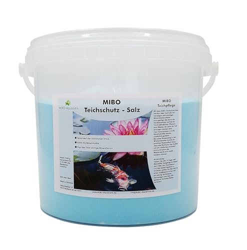 MIBO Teichsalz - Teichschutz -Teichpflege Salz 5 KG Eimer Jetzt NEU! von MIBO-Aquaristik