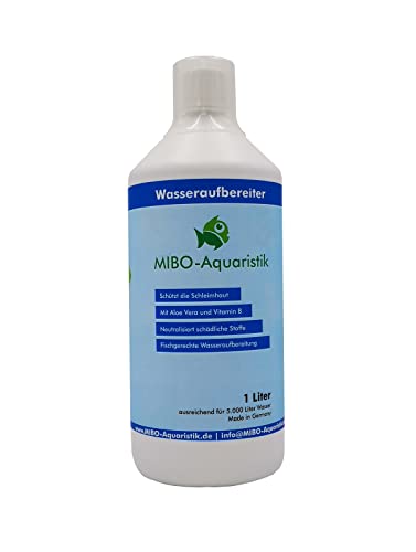 MIBO Wasseraufbereiter 1.000 ml Flasche inkl. Dosierbecher ausreichend für 5.000 L Wasser! Jetzt NEU! von MIBO-Aquaristik