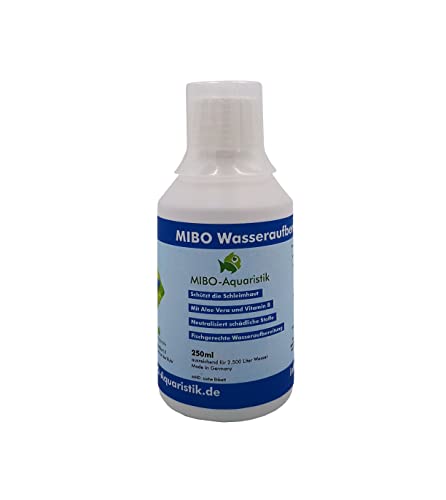 MIBO Wasseraufbereiter 250 ml Flasche inkl. Dosierbecher ausreichend für 1.250L Wasser! Jetzt NEU! von MIBO-Aquaristik