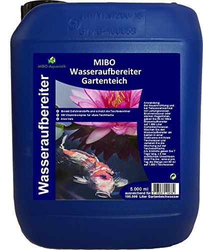 MIBO Wasseraufbereiter Gartenteich 5.000 ml für 100.000 Liter von MIBO-Aquaristik