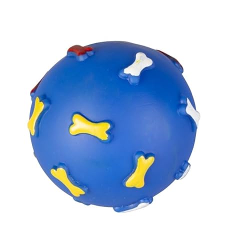 MICA Hundespielzeug - Ball - Pfoten blau - ca. 7 cm von MICA