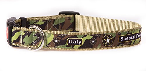 MICHI MICHI-C04 Hundehalsband Italy Special Forces, L von MICHI