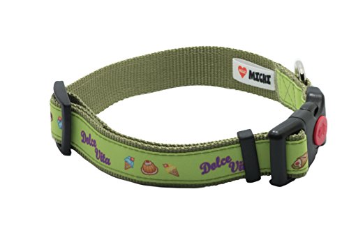 MICHI MICHI-C30 Hundehalsband Dolce Vita, XL, grün von MICHI