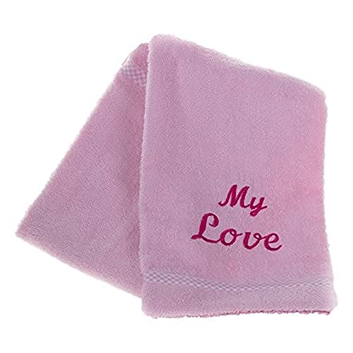 MICHI MICHI-LB11 Towel My Love Pink Hundetuch von MICHI