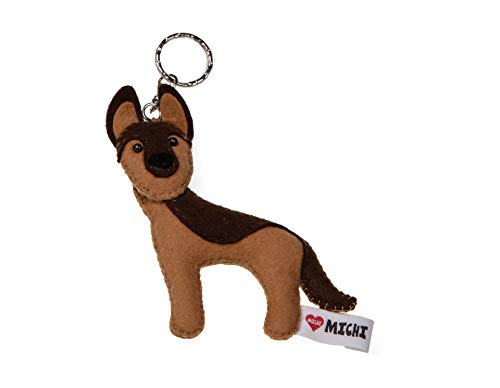 MICHI MICHI-PC20 Portachiavi Pastore TEDESCO - Keyring German Shepherd Geschenkidee Keychain von MICHI