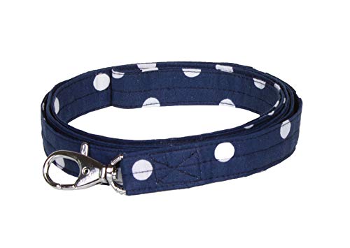 MICHI MICHI-SCGU01 GUINZAGLIO POIS PUPI Dots Lead Navy Hundeleine von MICHI