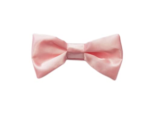 MICHI PAPILLON RASO Rosa Satin Bow Tie Pink L/XL Papillon per cane von MICHI